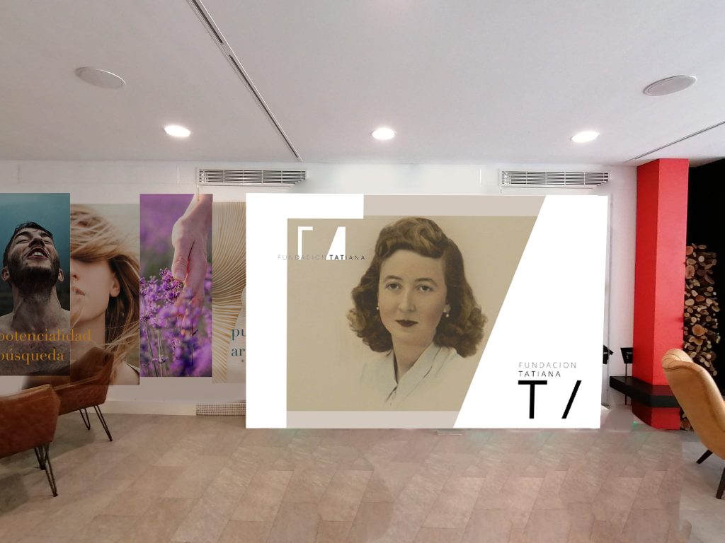 DISEÑO PARED Y PHOTOCALL Fundación Tatiana Guzmán El Bueno