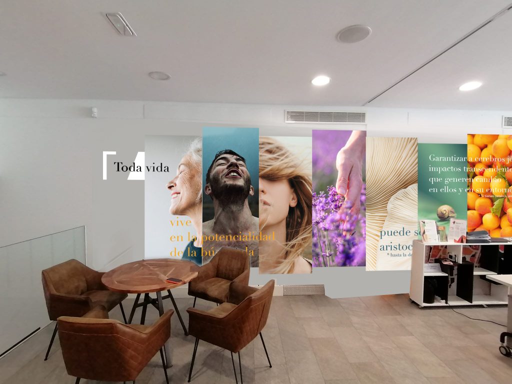 Aplicactivo vinilos Visión Fundación